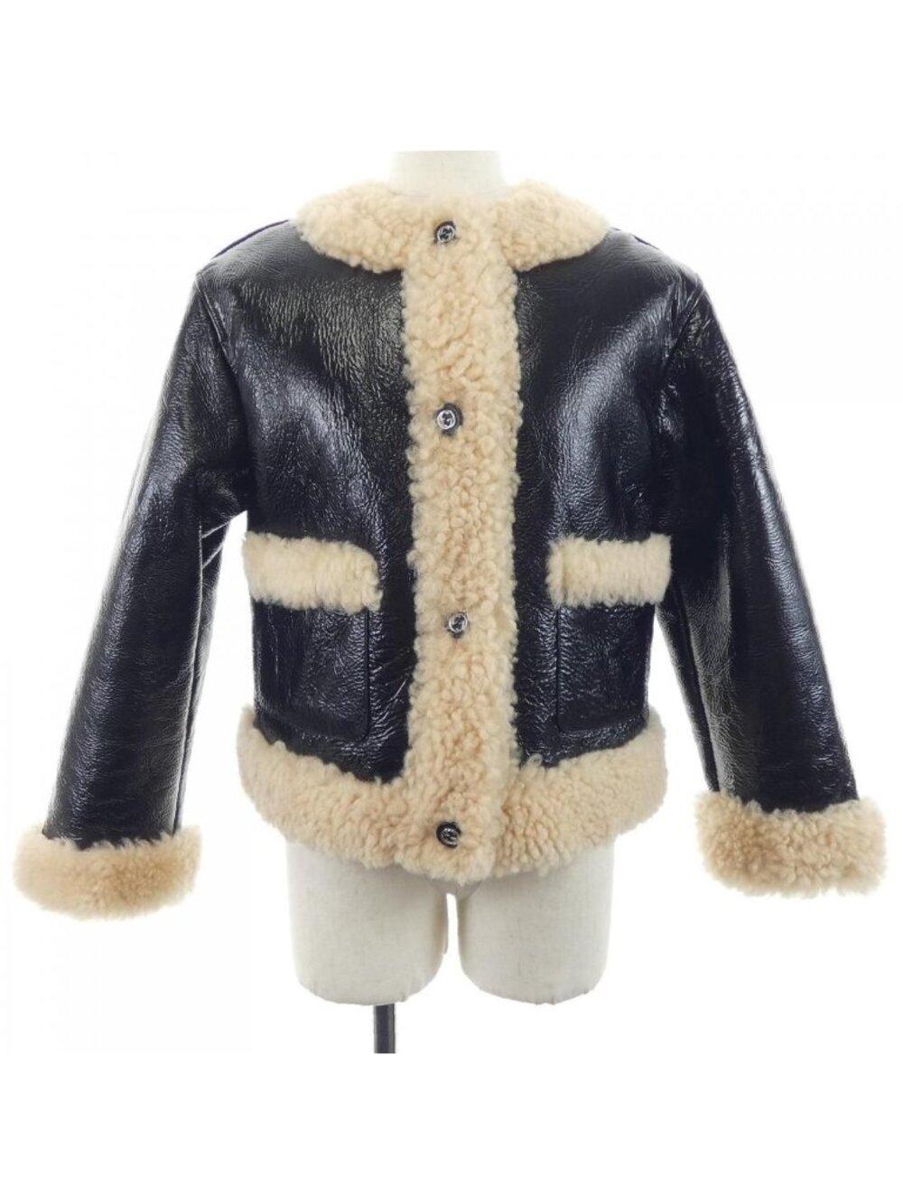 Gucci Shearling Jacket Black